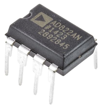 Analog Devices - AD822ANZ - Analog Devices AD822ANZ ˫ Ŵ, 1.8MHz, 6  28 VԴѹ, , 8 PDIPװ		