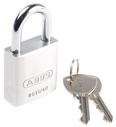 ABUS - 80TI/40 KA8011 - Abus 80TI/40 KA8011 ͬ ɫ Titalium ʴ, 7mm 		