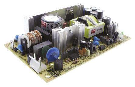 Mean Well - MPS-45-5 - Mean Well 40W  ǶʽģʽԴ SMPS MPS-45-5, 127  370 V dc, 90  264 V ac, 5V dc, 8A, 72%Ч, ʽװ		