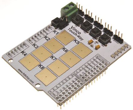 FTDI Chip - VINCO-TOUCH - Vinco 8-channel touch key Shield		