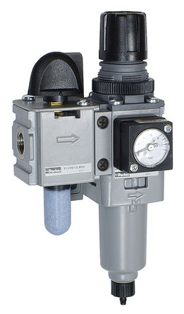 Parker - P31QN12MEMNTW - Parker P31ϵ BSPP 1/4 ˼ѹ׼, 5̹˳ߴ, 1/4 in, 8 bar		