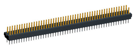 TE Connectivity - 6-103916-7 - TE Connectivity AMPMODU System 50 ϵ 100· 1.27mmھ (2) ֱ PCB  6-103916-7, Ӷ˽, 1A, ͨ		