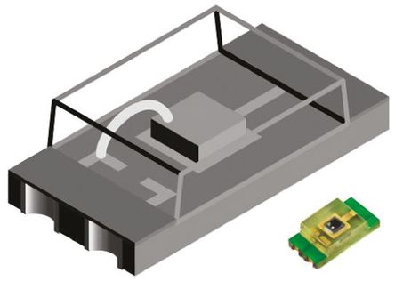 Vishay - TEMT6000X01 - Vishay ɼ 羧 TEMT6000X01, 60йǶ, 440  800 nm, 3  1206 װ		