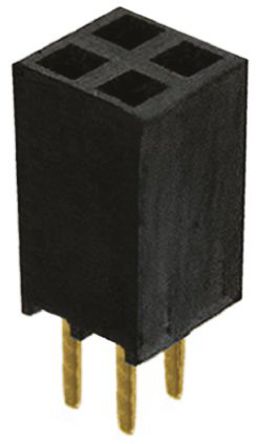 Samtec - SSW-102-02-G-D - Samtec SSW ϵ 2 4· ֱ 2.54mmھ ͨ ӡˢ· SSW-102-02-G-D, Ӷ˽, ԰		