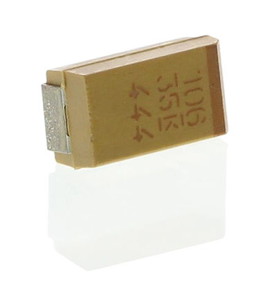KEMET - T491C106K035AT - KEMET T491 ϵ 10F 10% SMD  T491C106K035AT, 35 V ֱ, C װ, 1.6 ESR, +125C		