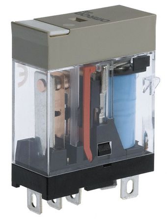 Omron - G2R-2-SNI DC24(S) - Omron 5 A Plug In ˫˫ ܵԴ̵ G2R-2-SNI DC24(S), 125 V ֱ,380 V 		