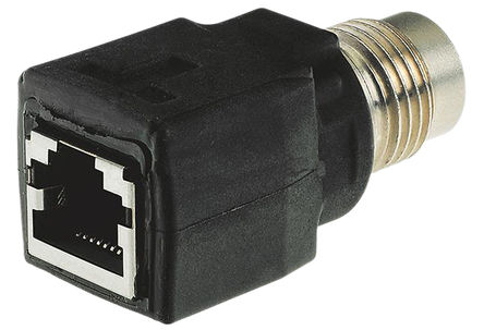 Harting - 21033812401 - Harting 4  M12 ĸ  8  RJ45 ĸ  21033812401, 46mm		