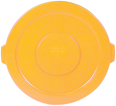Rubbermaid Commercial Products - FG263100YEL - 565mm 黄色 PE 垃圾桶盖, 使用于2632 容器, 41mm		