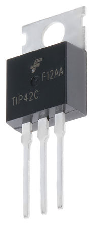 Fairchild Semiconductor - TIP42C - Fairchild Semiconductor TIP42C , PNP , 6 A, Vce=100 V, HFE:15, 3 MHz, 3 TO-220װ		
