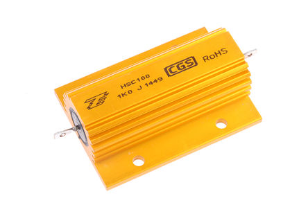 TE Connectivity - HSC1001K0J - TE Connectivity HSC100 ϵ HSC1001K0J 100W 1k 5%  尲װ̶ֵ, ƬӶ, Ƿװ		