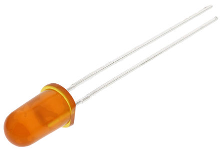 Broadcom - HLMP-D401 - Broadcom ɫ (602 nm ) LED HLMP-D401, 1.9 V, 5.4 mcd, 60 ӽ 5mm (T-1 3/4) ͨ		