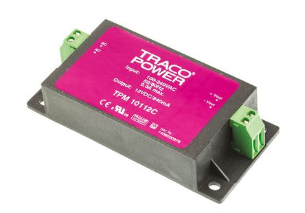 TRACOPOWER - TPM 10112C - TRACOPOWER 10W  ǶʽģʽԴ SMPS TPM 10112C, 100  375 V dc, 85  264 V ac, 12V dc, 840mA		