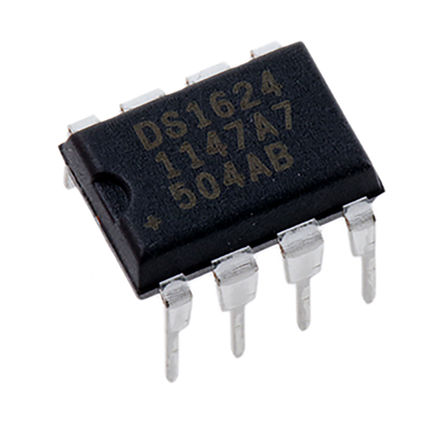 Maxim - DS1624+ - Maxim DS1624+ 13 λ ¶ȴ, 0.5Cȷ,  - 2߽ӿ, 2.7  5.5 VԴ, -55  +125 C¶, 8 PDIPװ		