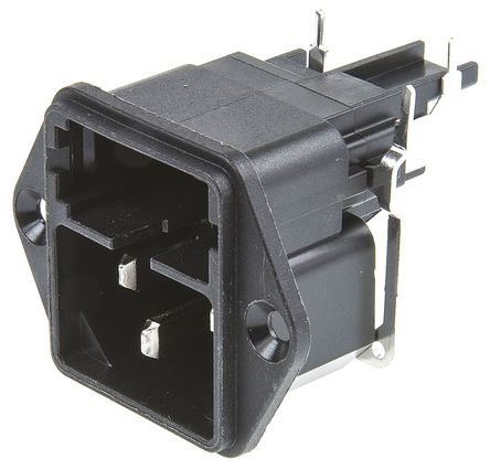 Schurter - 4301.3211 - Schurter 尲װ C14 ֱ IEC ͷ 4301.3211, ۶ߴ5 x 20mm, ݶš˽, 10A, 250 V 		