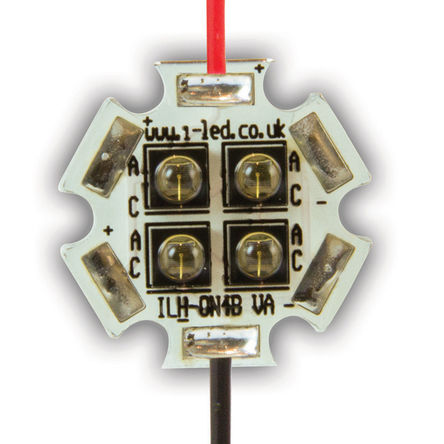 Intelligent LED Solutions - ILH-IO04-85SL-SC211-WIR200. - PowerStar 4 OSLON IR LED Module 850nm		