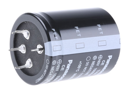 Panasonic - ECET1JA153FJ - Panasonic HA ҧʽ ϵ 63 V 15000F ͨ  ECET1JA153FJ, 20%ݲ, 27m(ֵ), +105C		