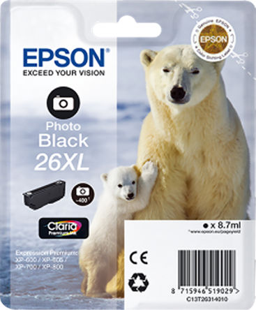 Epson - C13T26314010 - Epson ֽɫ ī, 26XLͺī		