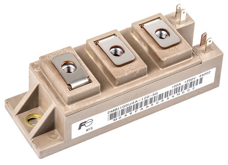 Fuji Electric - 2MBI100U4A-120-50 - Fuji Electric 2MBI100U4A-120-50 Nͨ IGBT ģ, , 100 A, Vce=1200 V, 7 M232װ		