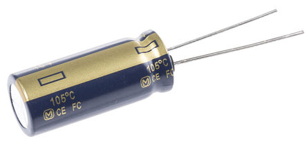 Panasonic - EEUFC1A332 - Panasonic FC  ϵ 10 V ֱ 3300F ͨ  EEUFC1A332, 20%ݲ, 25m(ֵ), +105C		