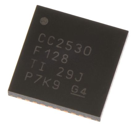 Texas Instruments - CC2530F128RHAT - Texas Instruments CC2530F128RHAT Ƭϵͳ SOC, ΢, CMOS, IEEE 802.15.4ZigBee, 2  3.6 V, 40 VQFNװ		