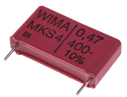 WIMA - MKS4G034705B00KSSD - WIMA MKS4 ϵ 470nF ͨ PET  (PET) MKS4G034705B00KSSD, 10%ݲ, 200 V 400 V ֱ, -55  +100 C		