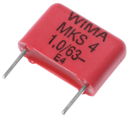 WIMA - MKS4C041003C00KSSD - WIMA MKS4 ϵ 1F ͨ PET  (PET) MKS4C041003C00KSSD, 10%ݲ, 40 V 63 V ֱ, -55  +100 C		