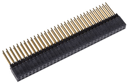 Samtec - ESQ13239GD - Samtec ESQ ϵ 2 64· ֱ 2.54mmھ ͨ ӡˢ· ESQ13239GD, Ӷ˽, ԰		