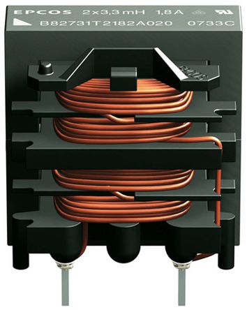 EPCOS - B82731T2551A020 - EPCOS B82731T ϵ 39 mH -30  +50%  B82731T2551A020 Դ߶Ȧ, 10kHzгƵ, 550mA Idc, 2.2 Rdc		