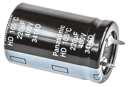 Panasonic - EETHD2G221HJ - Panasonic HD ϵ 400 V ֱ 220F ͨ  EETHD2G221HJ, 20%ݲ, +105C		