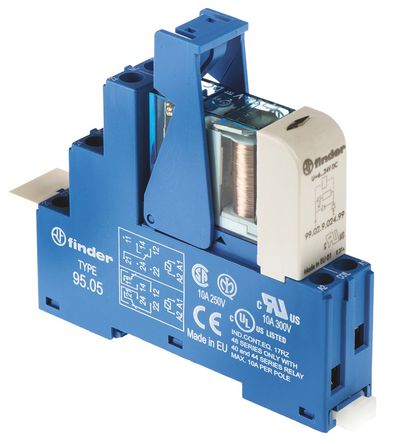 Finder - 48.52.7.024.0050SPA - Finder 48.52.7.024.0050SPA ˫˫ DIN ӿڼ̵ģ, 8A, 24V dc		