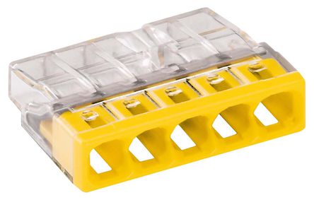 Wago - 2273-205 - Wago 2273-205 5 · ӿ, °װ, ߶˽, 18  14 AWG߹, 24A, 450 V		