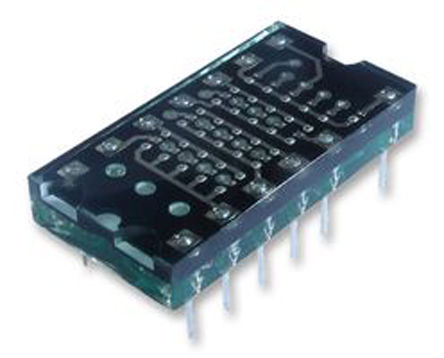 Kingbright - TA03-11GT - Kingbright TA03 ϵ 1ַ  7 x 5 ɫ LED ʾ TA03-11GT, 8.3 mcd, 8.9mmַ, ͨװװ		