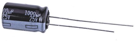 Panasonic - EEUHD1E102 - Panasonic HD  ϵ 25 V ֱ 1000F ͨ  EEUHD1E102, 20%ݲ, +105C		