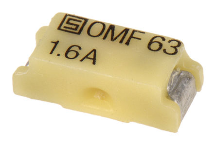 Schurter - 3402.0011.11 - Schurter 1.6A F۶ ɸλ̶۶ 3402.0011.11, 7.4 x 3.1 x 2.6mm, 63V ac/dc		