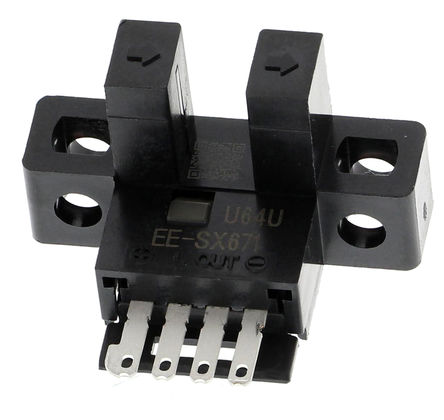 Omron - EE-SX671OMC - Omron 5 mm  LED Դ  ֱͨΣ 紫 EE-SX671OMC, NPN, , IP50		