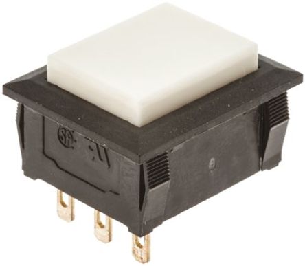 Fujisoku - LP2W-16G-W-Z - Fujisoku LP2W-16G-W-Z ɫ On-(On) ˫ 尲װ ť, 50 mA@ 48 V /ֱ		