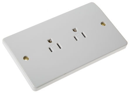 MK - K2252 WHI - MK IP2XD 2 NEMA 5-15R Դ K2252 WHI, 15A, 127V		