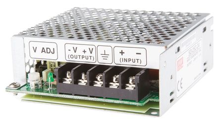 RS Pro - SD-25C-24 - RS Pro 25W ʽֱ-ֱת SD-25C-24, 36  72 V ֱ, 24V dc, 1.1A, 1.5kV acѹ, 81%Ч		