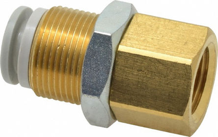 SMC - KQ2E08-02N - SMC KQ2 ϵ KQ2E08-02N ͭ ֱ-, 1 MPa,3 MPaѹ, Rc 1/4 , ʽ 8 mm		