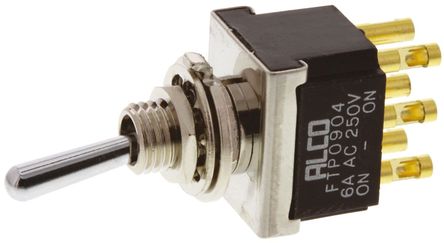 RS Pro - FTR0904 - RS Pro ˫˫ л FTR0904, (On)-On, 6 A @ 250 V 		