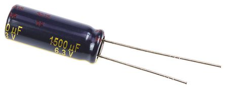 Panasonic - EEUFK0J152L - Panasonic FK  ϵ 6.3 V ֱ 1500F ͨ  EEUFK0J152L, 20%ݲ, +105C		