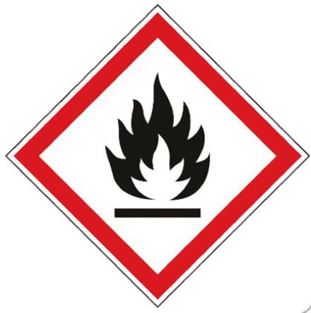 Signs & Labels - GHSR50IN - Signs & Labels GHSR50IN 250ÿװ ɫ/ɫ Ӣ ȫǩ, 50 x 50mm		