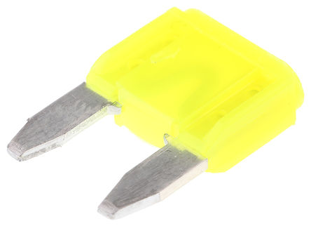 Littelfuse - 0297020.WXNV - Littlefuse 20A 黄色 车用插片式熔断器 0297020.WXNV, 32V dc, 10.9mm x 3.8mm x 8.8mm		