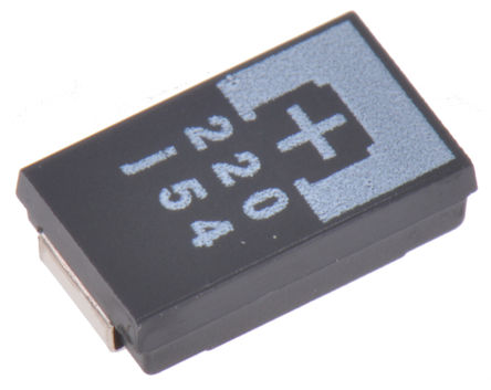 Panasonic - 6TAE220MI - Panasonic TA ϵ 220F 20% SMD  6TAE220MI, 6.3 V ֱ, D2E װ, 18m ESR, +105C		