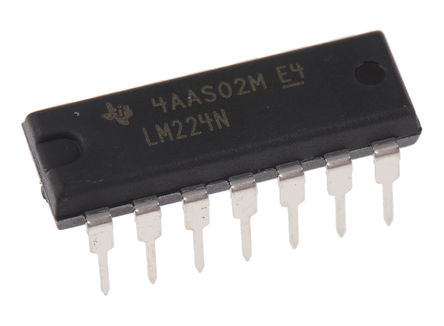 Texas Instruments - LM224N - Texas Instruments LM224N · Ŵ, 1.2MHz, 5  28 VԴѹ, 14 PDIPװ		