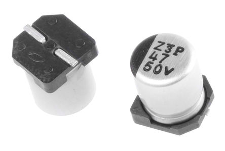 Nichicon - UWT1H470MCL1GS - Nichicon WT ϵ 50 V ֱ 47F SMD  UWT1H470MCL1GS, 20%ݲ, +105C		