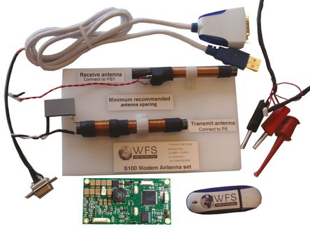 Seatooth - 101-232-1a - Seatooth RS232 Subsea 无线电 工业调制解调器, 2.4kbit/s, 3.6 → 28 V 直流		