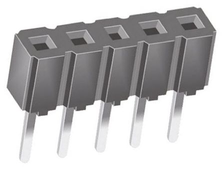 Samtec - CES-104-01-T-S - Samtec CES ϵ 1 4· ֱ 2.54mmھ ͨ ӡˢ· CES-104-01-T-S, ͨ׶˽, ԰		