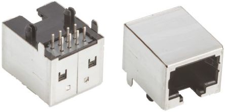 Hirose - TM11R-5LF-88(50) - Hirose 8P8C· Cat3 ĸ RJ  TM11R-5LF-88(50), STP , ͨ, ͭϽо		