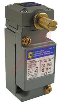 Telemecanique Sensors - 9007C62B2 - Telemecanique Sensors 9007 ϵ Zamak? пϽ IP67 ٶ λ 9007C62B2, תܸ, SPDT, 2 /2 , 600V		